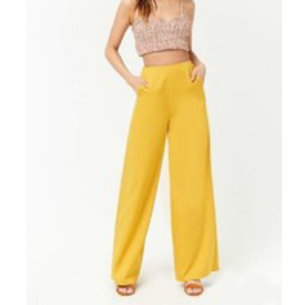 Forever 21 High-Waist Palazzo Pants